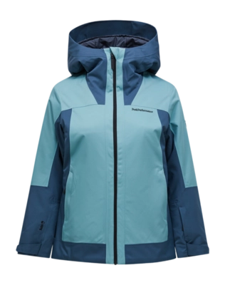 Ski Jas Peak Performance Women Rider Tech HIPE Mountain Lake Deluded Vision 2L Insulated Shell Jacket Regular Fit