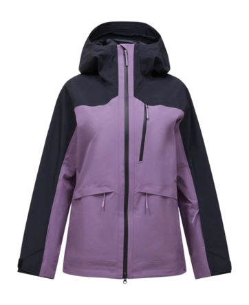Ski Jas Peak Performance Women Vertec HIPE 3L Shell Montana Grape/Black Regular Fit
