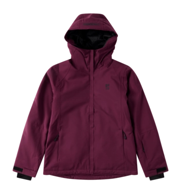 Ski Jas Poederbaas Women Arctic 2L Insulated Jacket Bordeaux Regular Fit