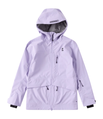 Ski Jas Poederbaas Women Freeride 3L Shell Jacket Lila Ripstop
