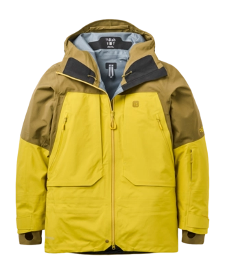 Ski Jas Rab Men Khroma Converge Jacket Oak Dark Pollen