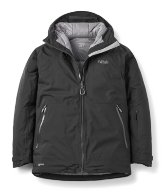 Ski Jas Rab Men Optical Down Jacket Black