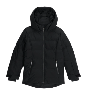 Ski Jas Spyder Girls Zadie Synthetic Down Jacket Black EXO Shield