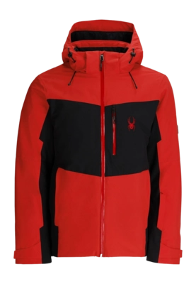 Ski Jas Spyder Men Copper Jacket Spyder Red Regular Fit