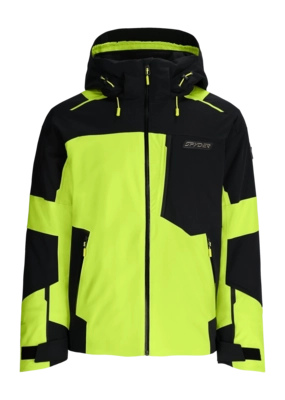 Ski Jas Spyder Men Leader Jacket Lime Regular Fit