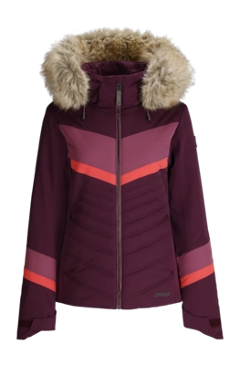 Ski jas Spyder Women Primrose Jacket Plum Regular Fit