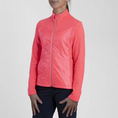 Ski vest KJUS Girls Icicles Midlayer Jacket Cyber Pink Regular Fit