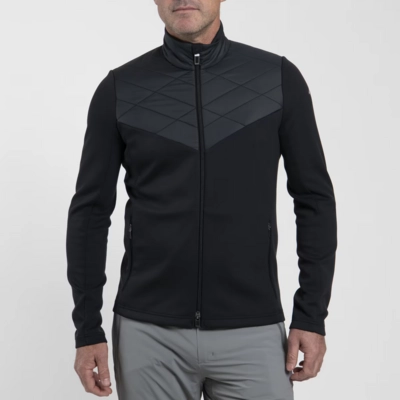 Ski Vest KJUS Men Formula Midlayer Jacket Black Regular Fit