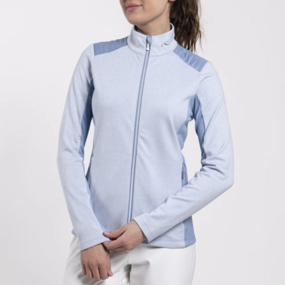 Ski vest KJUS Women Radun 2.0 Mid Jacket Tranquil Blue Regular Fit