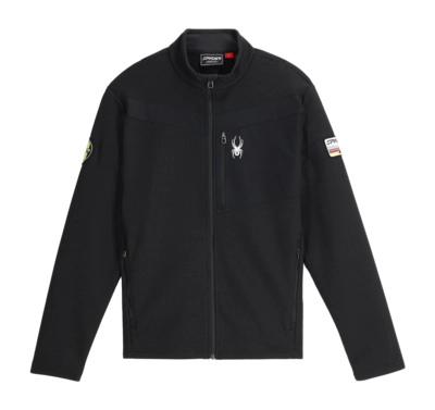 Ski vest Spyder Men Wengen Bandit Jacket Black Regular Fit