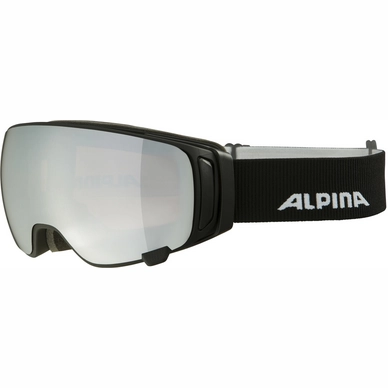 Skibril Alpina Double Jack Mag Q-Lite Black Matt S1 + Mirror Black