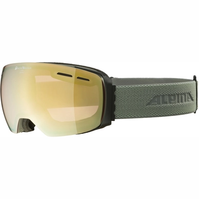 Ski Goggles Alpina Granby Qv Moon Grey Matt Gold