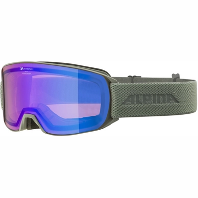 Ski Goggles Alpina Nakiska Q Moon Grey Matt Blue