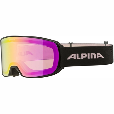 Masque de Ski Alpina Nakiska Q-Lite Black Rose Matt Pink