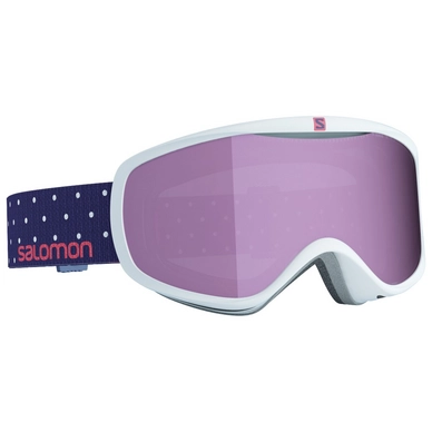 Masque de Ski Salomon Sense White Polka Universal Ruby