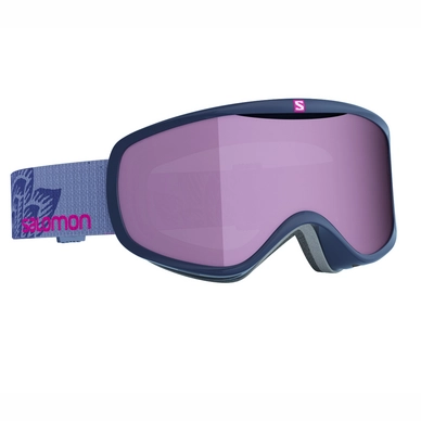 Skibrille Salomon Sense Navy Art Universal Ruby Damen