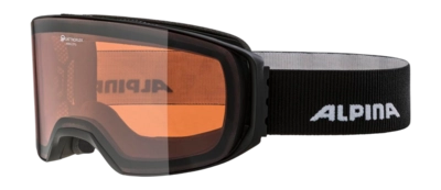 Skibril Alpina Unisex Arris Q Black Matt Quattroflex