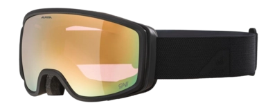 Skibril Alpina Unisex Bivio Qv Black Matt Quattro Varioflex