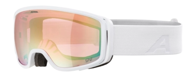 Skibril Alpina Unisex Bivio Qv White Matt Quattro Varioflex
