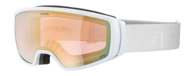 Skibril Alpina Unisex Double Jack Qv White Matt Quattro Varioflex