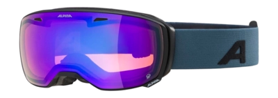 Skibril Alpina Unisex Estetica Q Black/Dirtblue Matt Quattroflex