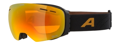 Skibril Alpina Unisex Granby Q-Lite Black/Gold Matt Fogstop