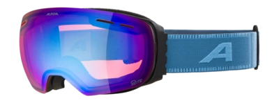 Skibril Alpina Unisex Granby Q-Lite Black/Smoke/Blue Matt Fogstop
