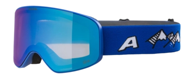 Skibril Alpina Kids Fernie Q-Lite Royal/Blue Matt Fogstop