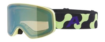 Skibril Alpina Kids Fernie Q-Lite Sunny/Lime Matt Fogstop