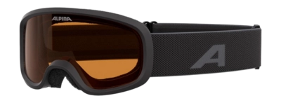 Skibril Alpina Kids Piney 2.0 Black Matt Fogstop