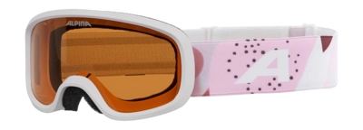 Skibril Alpina Kids Piney 2.0 White/Rose Matt Fogstop