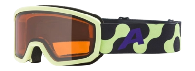 Skibril Alpina Kids Scarabeo Jr. Sunny/Lime Matt Fogstop