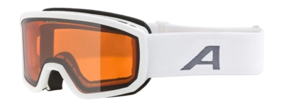 Skibril Alpina Kids Scarabeo Jr. White Matt Fogstop