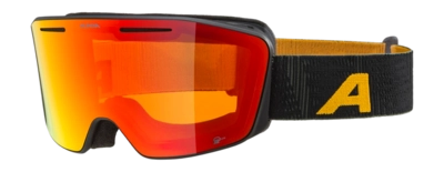Skibril Alpina Unisex Nendaz Q-Lite Black/Yellow Matt Fogstop