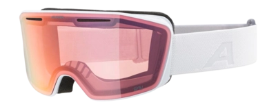 Skibril Alpina Unisex Nendaz Qv White Gloss Quattro Varioflex