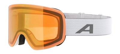 Skibril Alpina Unisex Penken Q White Matt Mirror Gold Quattroflex