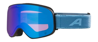 Skibril Alpina Unisex Slope Q Black/Blue Matt Quattroflex