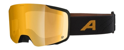 Skibril Alpina Unisex Taos Q Black/Gold Matt Quattroflex