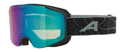 Skibril Alpina Unisex Taos Q-Lite Black/Willow/Green Matt Fogstop