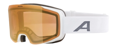 Skibril Alpina Unisex Taos Q White Matt Quattroflex