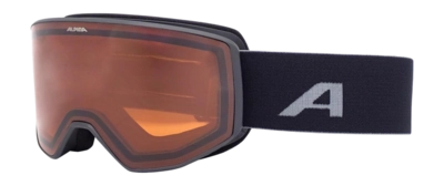 Skibril Alpina Unisex Venet Black Matt Fogstop