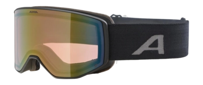 Skibril Alpina Unisex Venet Q Black Matt Quattroflex