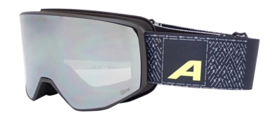 Skibril Alpina Unisex Venet Q-Lite Black Matt Silver Fogstop