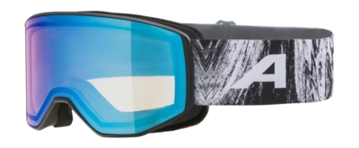 Skibril Alpina Unisex Venet Q-Lite Black/Glacier Matt OTG