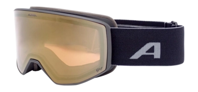 Skibril Alpina Unisex Venet Qv Black Matt Varioflex