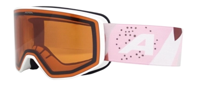 Skibril Alpina Unisex Venet White/Rose Matt Fogstop