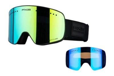 Skibril Falcon Unisex FXS Three Black Gepolariseerde lens