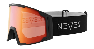 Skibril HEAD Unisex Neves Red/LTD Large Cilindrische lens