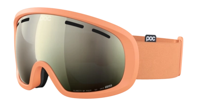 Skibril POC Unisex Fovea Mid Apricot Sunstone/Partly Sunny Ivory