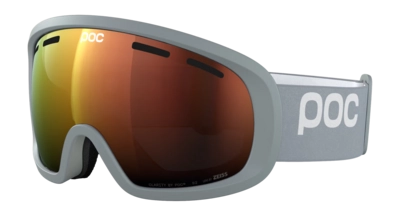 Skibril POC Unisex Fovea Mid Granite Grey/Partly Sunny Orange
